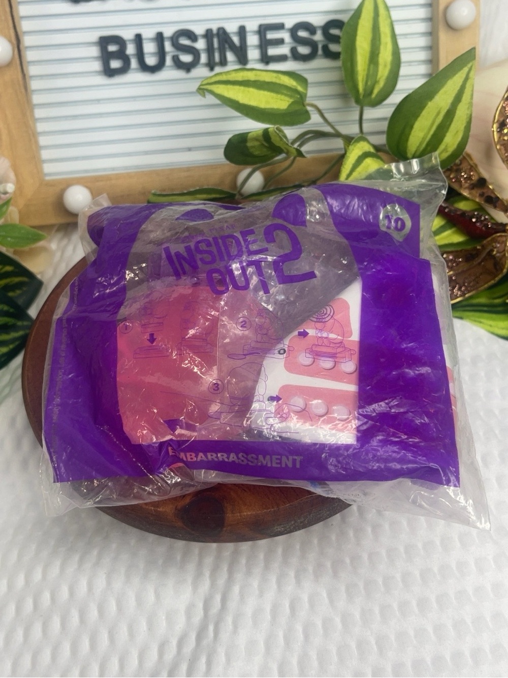 McDonald’s Disney Pixar Inside Out 2 Embarrassment #10 Happy Meal Toy Sealed